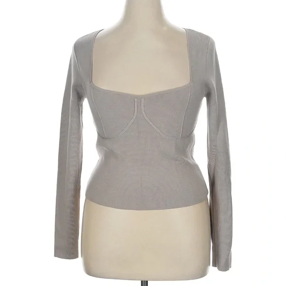 ABERCROMBIE & FITCH Corset Slim Sweater Top - Picture 5 of 5